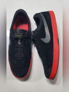 Nike SB Eric Koston 1  Black And Red Skateboarding Sneakers Shoe Men Size 14